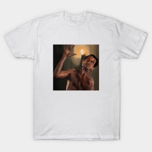 Dracula emerging from wolf - Claes Bang T-Shirt